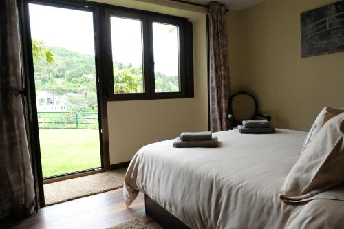 El Barranco de Miraflores客房内的一张或多张床位