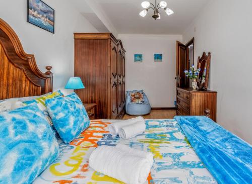 Apartment Rustic Oporto客房内的一张或多张床位