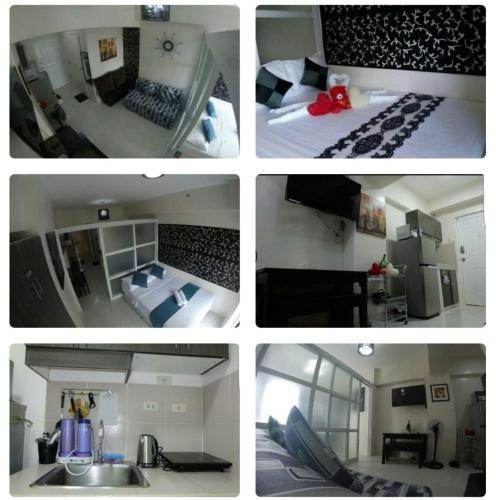 大雅台Cityland Tagaytay Prime AMAZING 1 HOMES的酒店房间四张照片