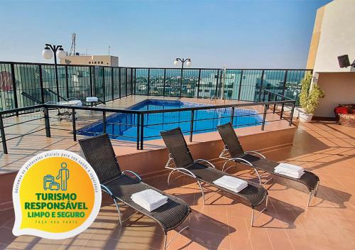 Lets Idea Brasília Hotel内部或周边泳池景观