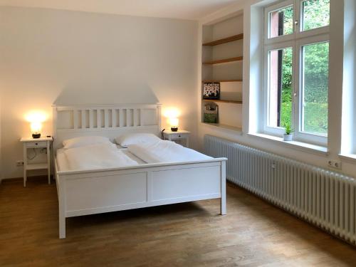 Hotel Kloster Eberbach客房内的一张或多张床位