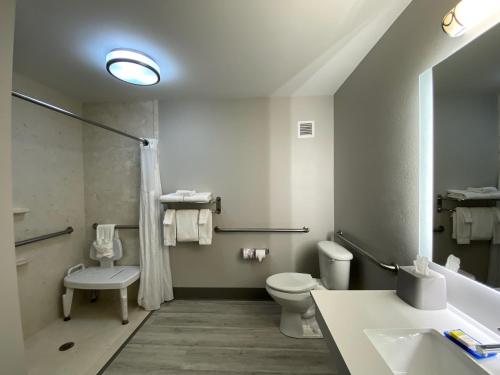 萨默塞特中心快捷假日酒店及套房的一间浴室