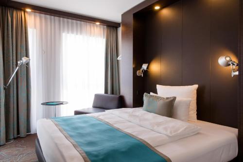 斯图加特巴特坎施塔特酒店客房内的一张或多张床位