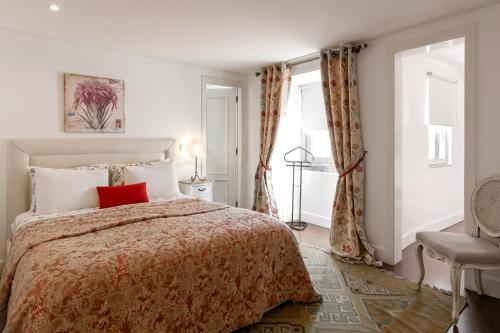 里斯本冷塔尔齐亚铎酒店客房内的一张或多张床位
