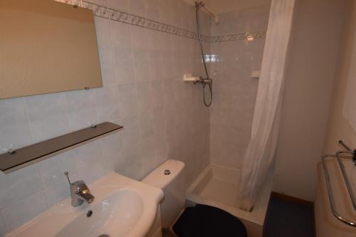 沃雅尼VAUJANYLOCATIONS - Cochette II Apt 1 & 2的浴室配有卫生间、盥洗盆和淋浴。