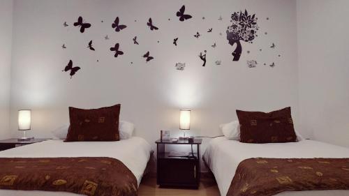 Hotel Confort Bogota客房内的一张或多张床位