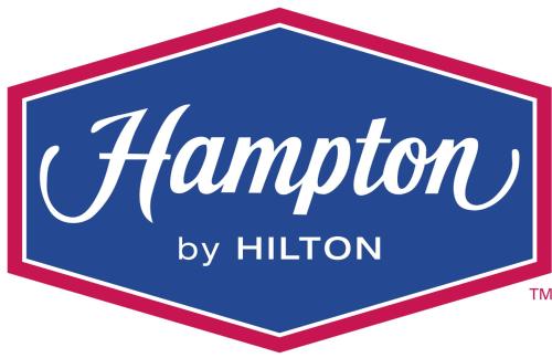 基西米Hampton Inn Kissimmee North的汉普顿读的蓝色符号