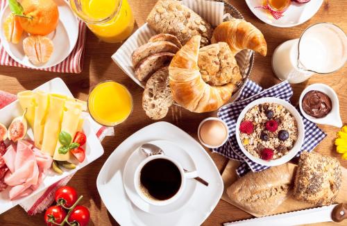 
塔格斯卡亚斯皮克特尔酒店提供给客人的早餐选择
