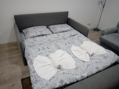 巴伊纳巴什塔Fantastik的床上有2个枕头
