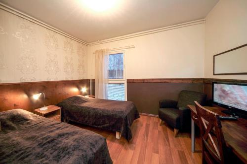 希莫斯酒店客房内的一张或多张床位
