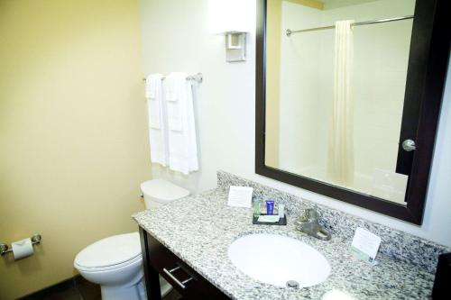 芒兹维尔斯利普酒店及套房的一间浴室