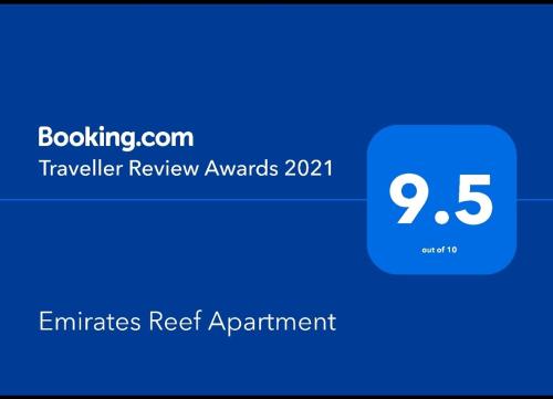 Nyali Emirates Reef Apartment的证书、奖牌、标识或其他文件