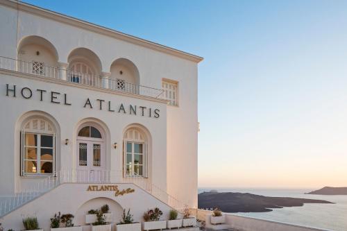 费拉亚特兰蒂斯酒店的背景海洋的阿坦蒂斯酒店