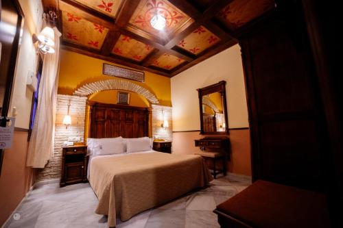 Hotel Posada de Vallina by MiRa客房内的一张或多张床位