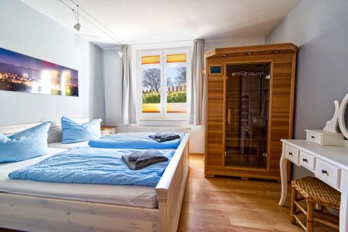 Meerforelle 207 - Villa Seeblick客房内的一张或多张床位