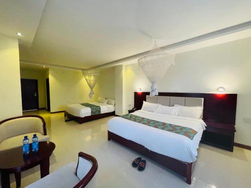 Winn Hotel - Bahir Dar客房内的一张或多张床位