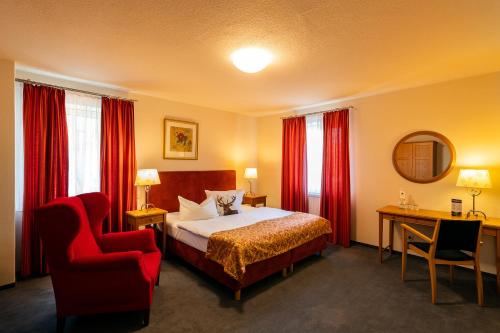 STEIGER Apparthotel Bad Schandau客房内的一张或多张床位