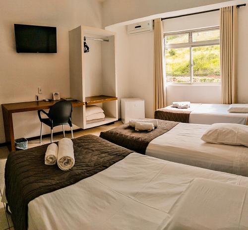 赛利罗宫酒店客房内的一张或多张床位