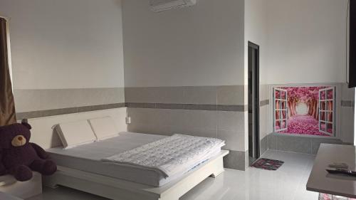 Cát Khuê Motel客房内的一张或多张床位