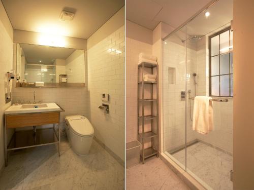 首尔拉卡萨酒店的一间浴室