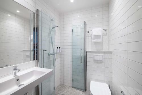 德拉门安巴萨多斯堪迪克酒店的一间浴室