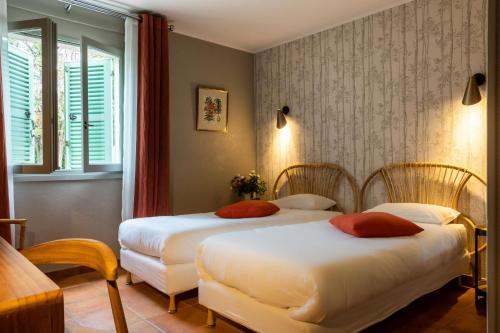 贝斯特韦斯特劳兰杰里酒店客房内的一张或多张床位