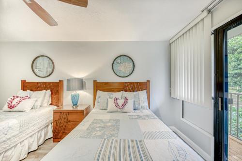 Kauai Beach Villas D10客房内的一张或多张床位