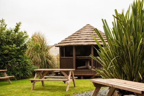 Cumbrian Lodge外面的花园