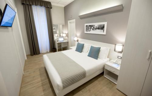 努奥沃艾尔伯格中央酒店客房内的一张或多张床位