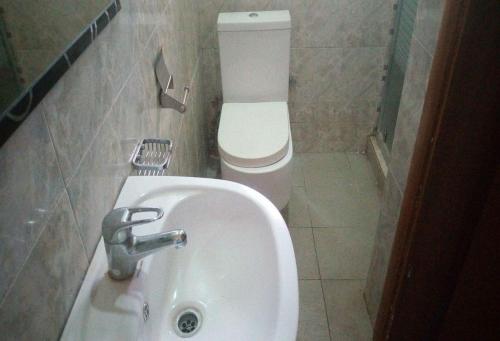 Room in Lodge - Wetland Hotels, Ibadan的一间浴室
