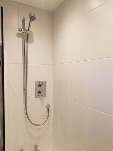 海华德希思石灰公寓 的带淋浴喷头的浴室
