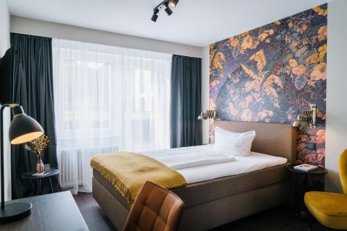 Hotel Stümpelstal客房内的一张或多张床位