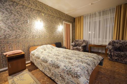 Hotel Aeroport Krasnoyarsk客房内的一张或多张床位