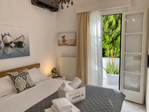 PORTA HOME modern and hospitable客房内的一张或多张床位