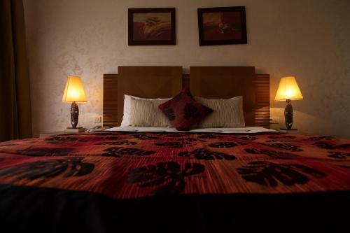 Hala Hotel & Aqua Park客房内的一张或多张床位