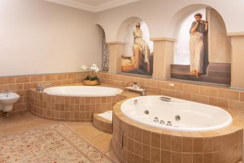 蒙特城堡酒店的一间浴室