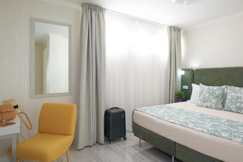 罗马机场旅馆客房内的一张或多张床位
