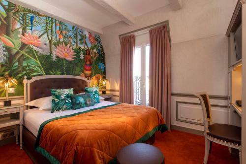 Hotel & Spa Saint-Jacques客房内的一张或多张床位