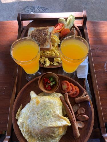Kubah Bali Glamping提供给客人的早餐选择
