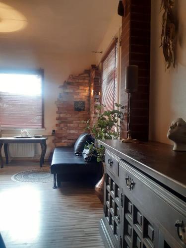 比尔扎伊Pas Ligita的客厅配有沙发和桌子