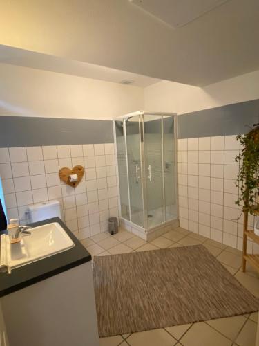 Auberge La Cascade的一间浴室