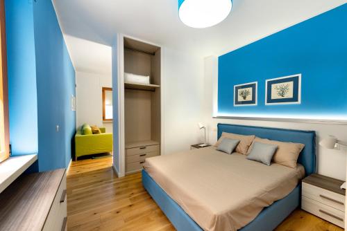 Appartamenti fronte mare Otranto客房内的一张或多张床位