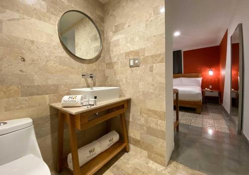 Hotel MX condesa的一间浴室