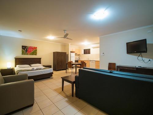 靴子岛塞米纳拉公寓式酒店的休息区