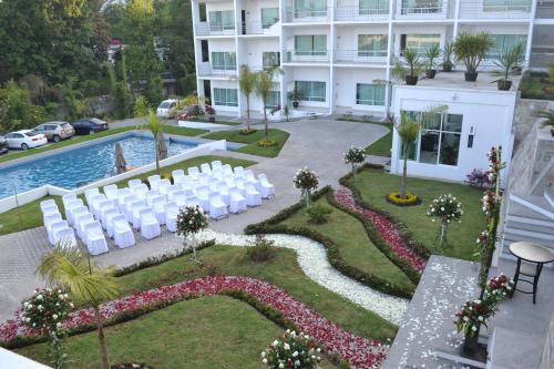 Hotel Casablanca Xicotepec内部或周边泳池景观