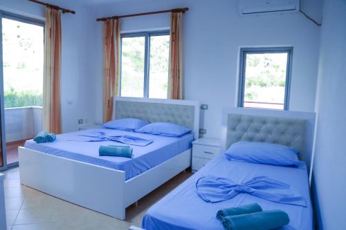 Vila Namiku客房内的一张或多张床位