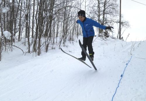 在露营地或周边滑雪