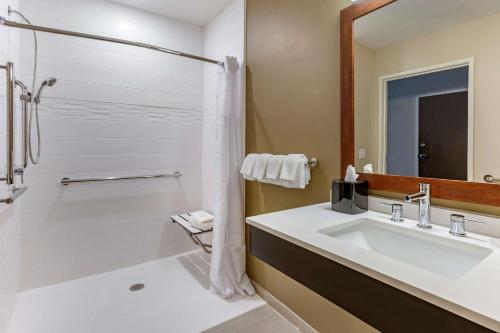 Comfort Suites Albuquerque Airport的一间浴室