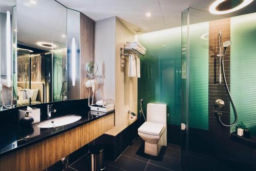 吉隆坡杂志酒店的一间浴室