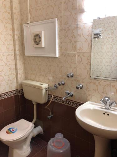 Hotel Saluja的一间浴室